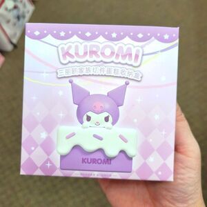 Brand New Sanrio Kuromi Cake Slice Figure Mini Storage